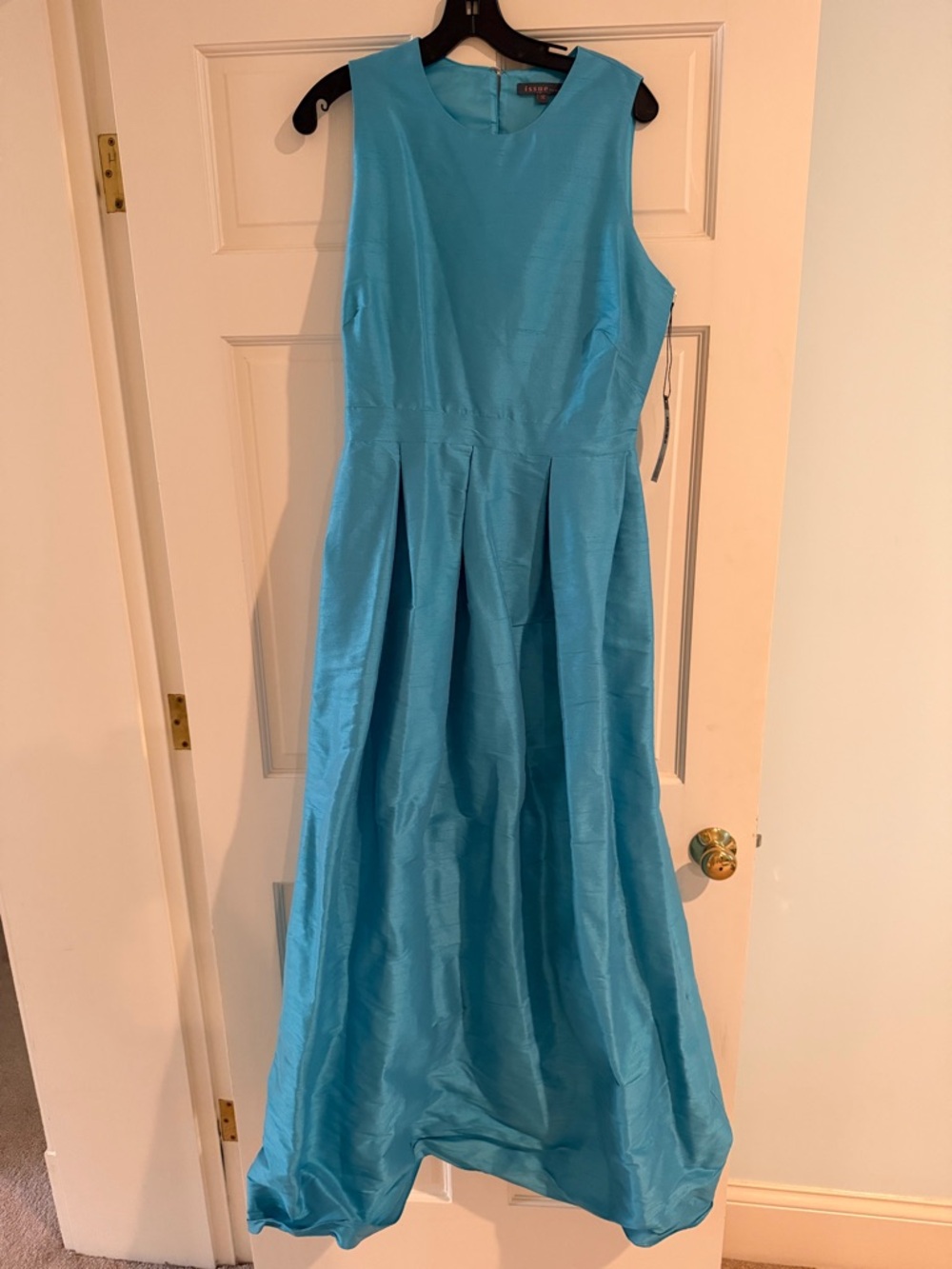 NWT Issue New York Teal Sleeveless Party Dress